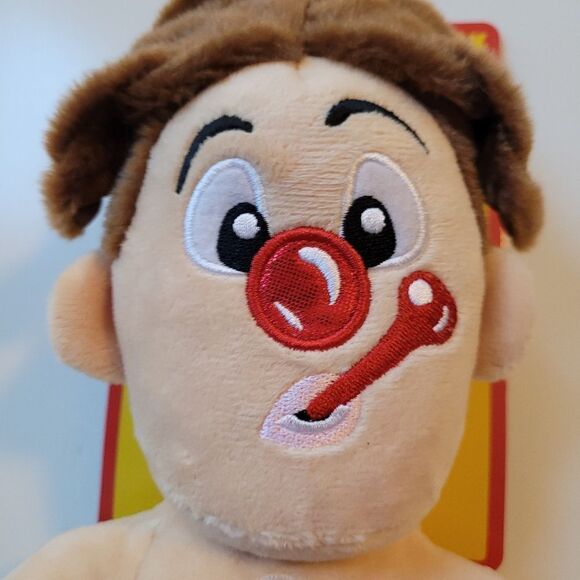 NEW OPERATION Plush DOG TugToy with Red Polka Dot Shorts SURGERY NWT - Picture 4 of 8